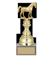 ODAK KUPA - Figürlü Kupalar - At Figürlü Kupalar FG-023 B - 27 cm