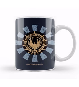 Battlestar Galactica Retro Japanese Kupa Bardak Porselen
