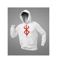 Anime Berserk Dizi Baskılı Unisex Oversize Hoodie