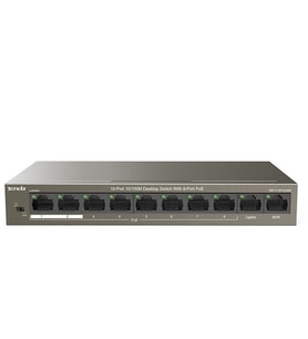 TENDA 8port 63w FULL PoE TEF1110P-8-63W 10/100 Yönetilemez Switch