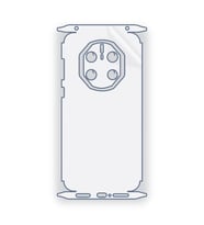 SChitec HUAWEI Mate 50 RSPorsche Uyumlu Fullbody Arka Kaplama Hidrojel Koruyucu Film