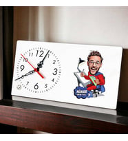 Süper Mimar Karikatürlü Şık Masa Saati