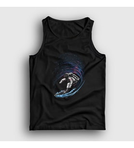 Presmono Unisex Siyah Surfer Astronaut Space Astronot Uzay Atlet 283988tt