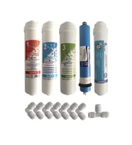 Ihlas Aura Cebilon Plus Uyumlu Su Arıtma Cihazı 12 Inç Inline 5'li Membranlı Filtre Seti