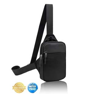 Unisex Impertex Kumaş Telefon Bölmeli Bel Ve Çapraz Omuz Çanta Göğüs Seyahet Günlük Bodybag