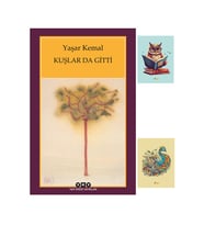 Kuşlar Da Gitti - Yaşar Kemal - 9789750807213 - (2 NOT DEFTERLİ) (Renksiz)