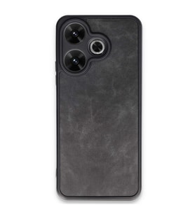 Xiaomi Redmi 13 4G Kılıf Aras Deri Kapak - Siyah