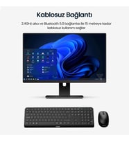 Philips Spt6407 Bluetooth Kablosuz Türkçe Q Klavye Mouse Seti Siyah