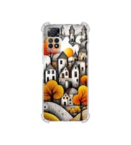 PrintiFy Redmi Note 12 Pro 4g ile Uyumlu Düşlerin Dansı Serisi Göçebe Şatolar Tasarımlı Uv Baskılı Köşe Korumalı Antişok Kılıf