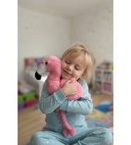 Sevimli Peluş Flamingo Peluş Oyuncak - Yumuşak Uyku Arkadaşı - Çocuk Odası Dekorasyonu 22 cm