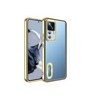Xiaomi Mi 12T Pro Uyumlu Kılıf Kamera Korumalı Logo Gösteren Zore Omega Kapak
