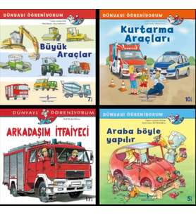 DÜNYAYI ÖĞRENİYORUM BÜYÜK ARAÇLAR - KURTARMA ARAÇLARI - ARKADAŞIM İTFAİYECİ - ARABA BÖYLE YAPILIR