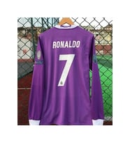 R.Madridd Cardiff 2017 Şampiyonlar Ligi Finali Cristiano Ronaldo Nostalji Forması (Mor)