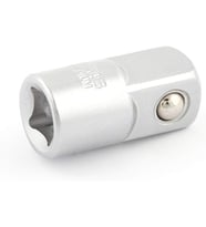 Izeltaş 1507060004 Lokma Adaptörü, Krom, 1/4"F X 3/8"M