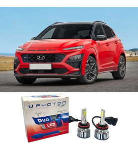 Hyundai Kona Led Xenon Sis Far Ampulü H8 Duo Yeni Seri Beyaz 2017-2022