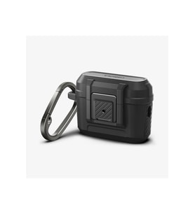 Spigen AirPods Pro (2.Nesil) Kılıf, Spigen Lock Fit Matte Black Outlet