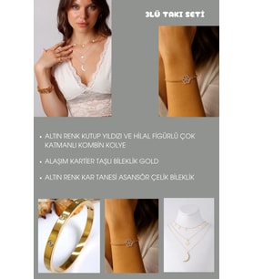 3'Lü Takı Seti ( FIRSAT ÜRÜNÜ ) -  SNJ-SET3003