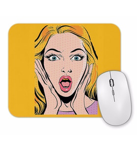 Vintage Girl Mouse Pad