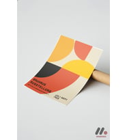 Bauhaus Ausstellung 1923 Afişi, Çerçevesiz Yüksek Kalite Duvar Afişi - Modern No:0510
