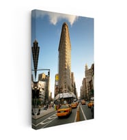 Kanvas Tablo New York Flatiron Binası Şehir Mimari Tablo Ev Ofis Duvar Dekoru