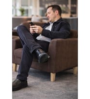 ComfortPro Erkek Hakiki Deri Ortopedik Günlük Ayakkabı – Bağcıksız, Premium Konforlu İç Deri