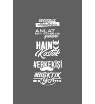 Oto Arka Cam Sticker Model 43 Beyaz 40*20 Cm