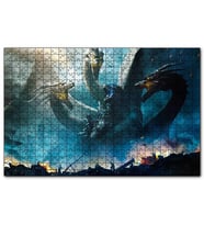 Cakapuzzle  Godzilla Kral Ghidorah Son Savaş 120 Parça Puzzle Yapboz MDF (Ahşap)