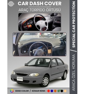 KİA SEPHİA (1998-2004) Torpido Örtüsü Panel Koruma Torpido Koruma Tam Uyum Çatlamayı Önler