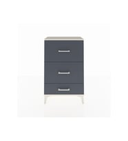 Arges Komodin 3 Çekmeceli 60x30x96 Aytaşı-Antrasit
