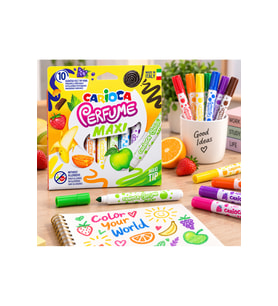Perfume Maxi Jumbo Kokulu Keçeli Boya Kalemi 10 Renk