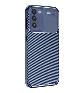 Vivo V30 Lite 4G Kılıf Auto Focus Karbon Kapak - Lacivert