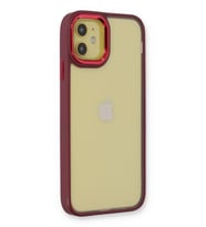Pilelistore   iPhone 12 Kılıf Dora Kapak - Kırmızı