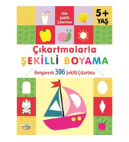 Çıkartmalarla Şekilli Boyama 5 Yaş Üstü
