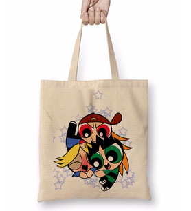 Powerpuff Girls 05 Bez Çanta Uzun Saplı