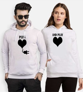 Tshirthane Plug And Play Sevgili Kombinleri Kapüşonlu Kombini (Tek Ürün Fiyatıdır.)