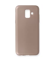 Samsung Galaxy A6 2018 Kılıf First Silikon - Rose Gold