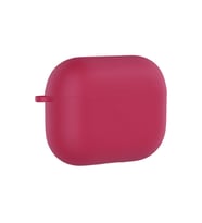 Apple Airpods Pro 3 Uyumlu Zore Standart Silikon Kılıf (Koyu Pembe)