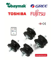 3m Mıtsubıshı 9000 ve 12000  Btu Klima Dış Ünite Titreşim Takozu