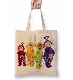The Teletubbies Bez Çanta Uzun Saplı