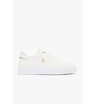 Tommy Hilfiger TH Chic Cupsole Kadın Beyaz Sneaker FW0FW09106YBL