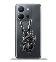 Vivo Y36 Kapak HD Renkli Dizayn Silikon Kılıf - Peace