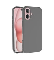 Apple iPhone 16 Plus Uyumlu Kılıf Zore LSR Lansman Kapak (Gri-Gri)