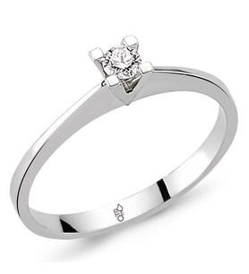 Romeo Pırlanta 0.25 Ct Tektaş Yüzük RM25027 (Çok Renkli)