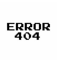 Error 404 Araba Stickeri siyah 16x6 CM (Siyah)