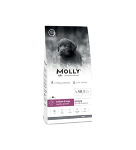 Molly Kuzulu Yabanmersinli Orta ve Büyük Irk Yavru Köpek Maması 2 kg