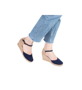Gerçek Elişi Hasır Dolgu Topuk Keten Hasır Kadın Espadril Handmade