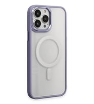 Pilelistore   iPhone 15 Pro Kılıf Room Magneticsafe Silikon - Lila