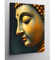 Kanvas Tablo Meditatif Buda Profili
