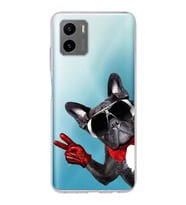 PrintiFy Vivo Y15s ile Uyumlu 1mm Slim Fit Köpek 2 050e Baskılı Şeffaf  Kılıf