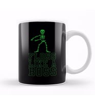 Flossing Floss Like A Boss Skeleton Kupa Bardak Porselen
